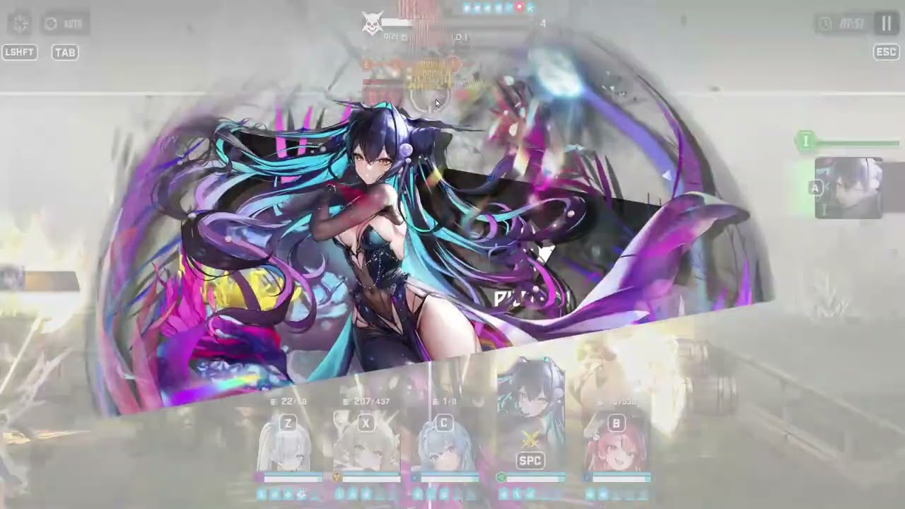 NIKKE 이상개체요격전 - 미러컨테이너 9단 세크메헬+렐