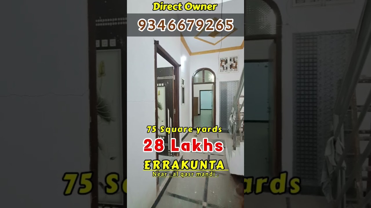 House for sale at errakunta | house for sale in hyderabad
