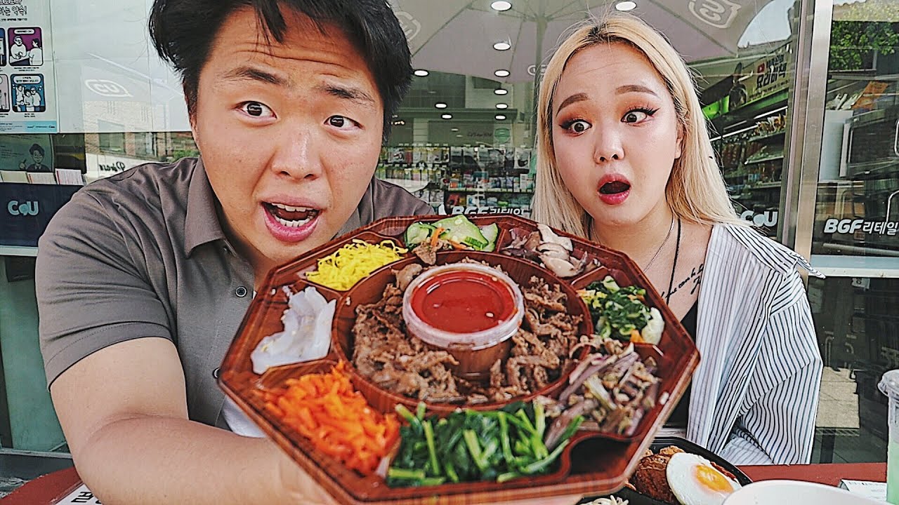 Купили ЭТО в Корейском Магазине?! Пибимпаб, доширак и др. Корейская Еда!