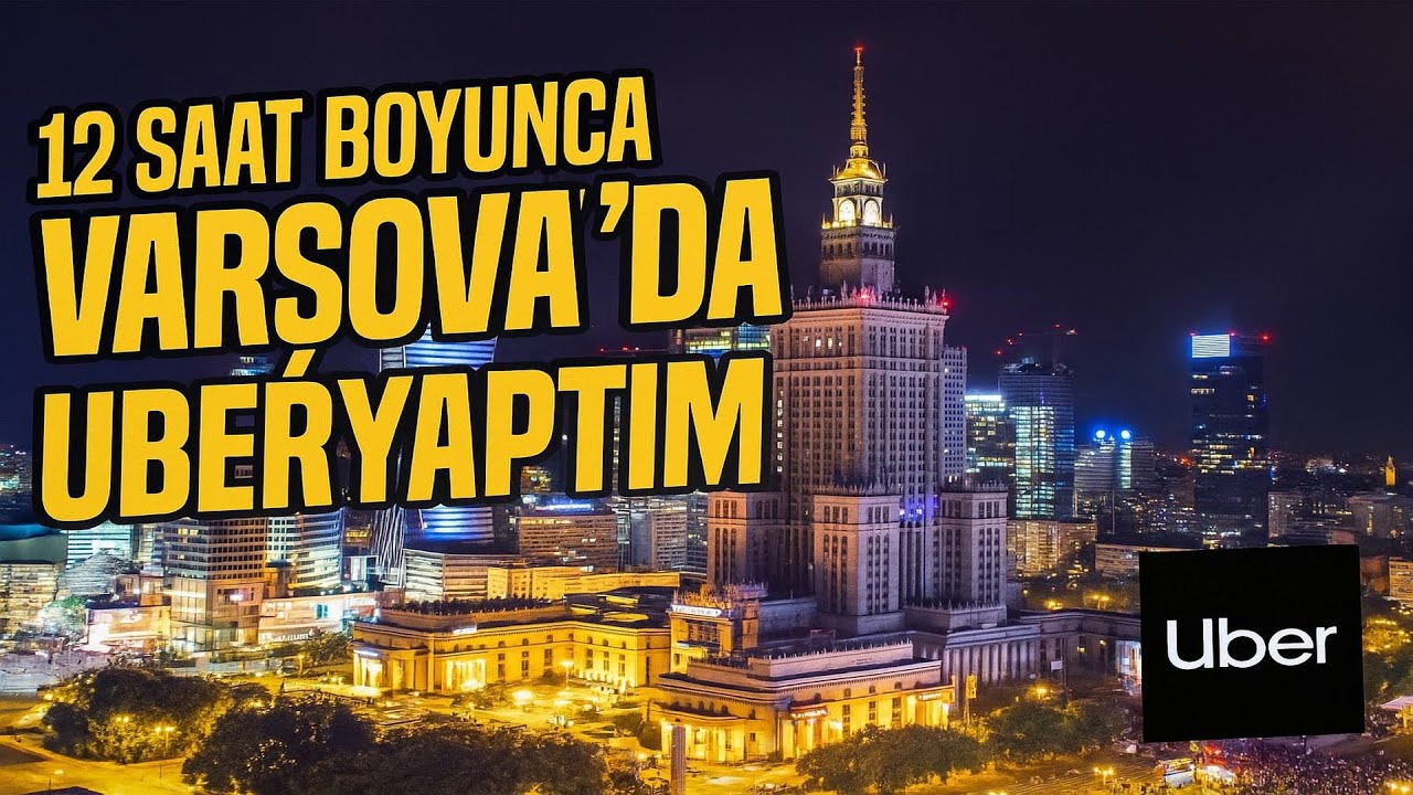 POLONYA' DA 12 SAAT ÇALIŞIYORUM!     |    Uber Yaparak  Ne Kadar Kazandım  ??