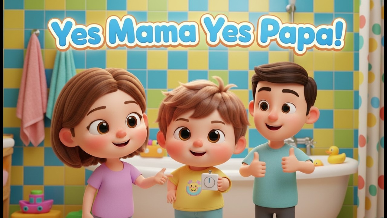 Yes Mama Yes Papa – Nursery Rhyme, Toddler Obedience, and Fun Family Play