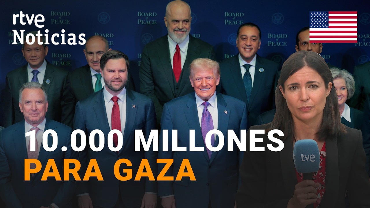 JUNTA DE PAZ | TRUMP promete 10.000 MILLONES de DÓLARES para la RECONSTRUCCIÓN de la FRANJA de GAZA