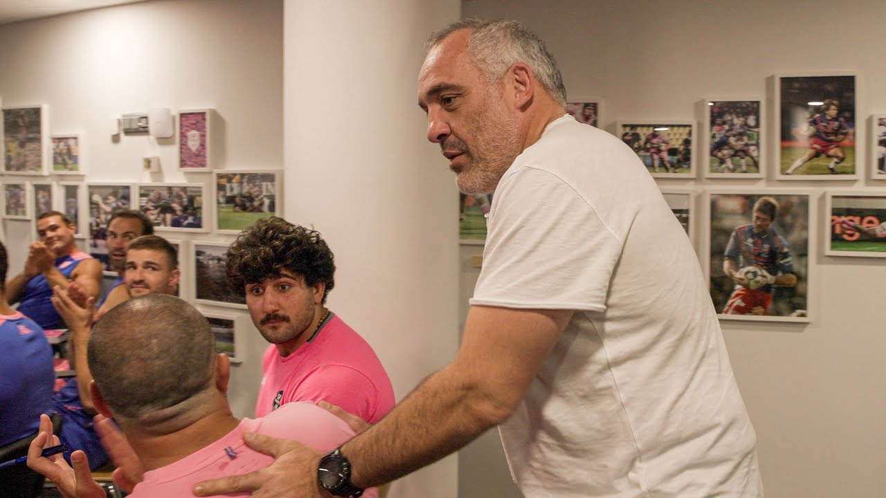 Rodrigo Roncero auprès du groupe professionnel