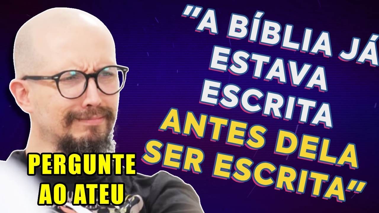 CRENTE AFIRMA QUE A BÍBLIA É TÃO ANTIGA QUE ESTAVA PRONTA ANTES DE ESTAR ESCRITA