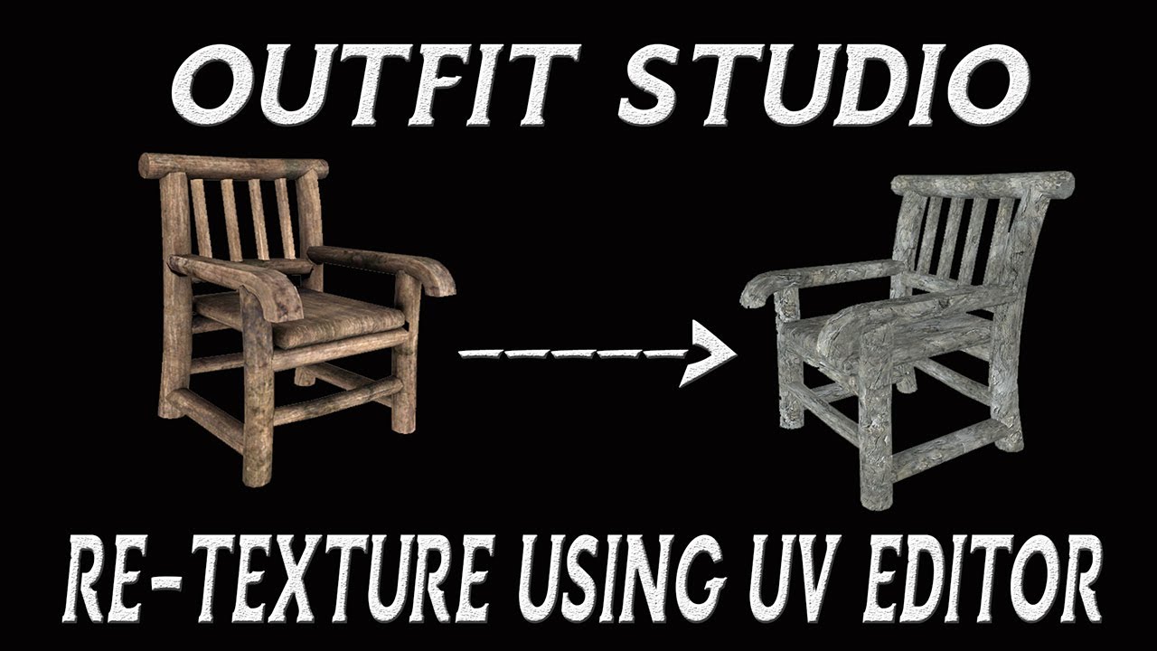 Outfit Studio — Как изменить текстуру предметов с помощью UV-редактора