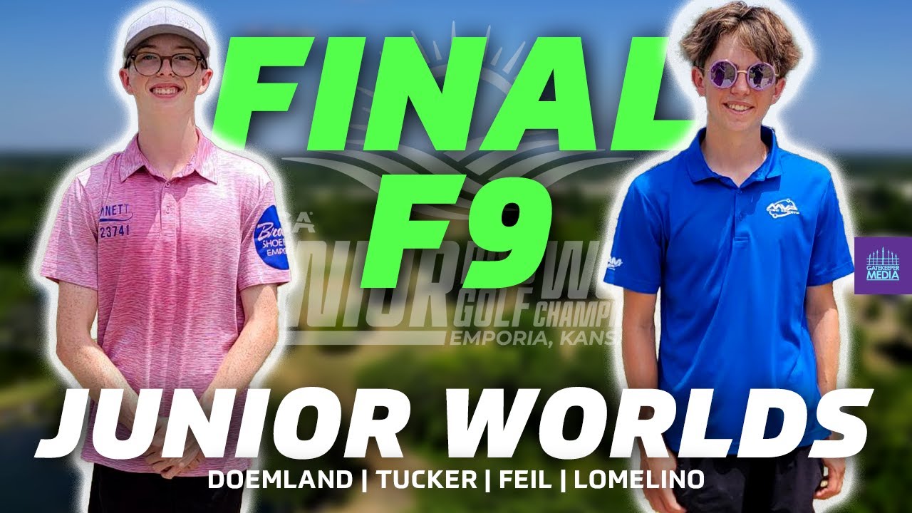 2025 PDGA Junior Disc Golf World Championships | FINALF9 | Doemland, Tucker, Feil, Lomelino | MJ18