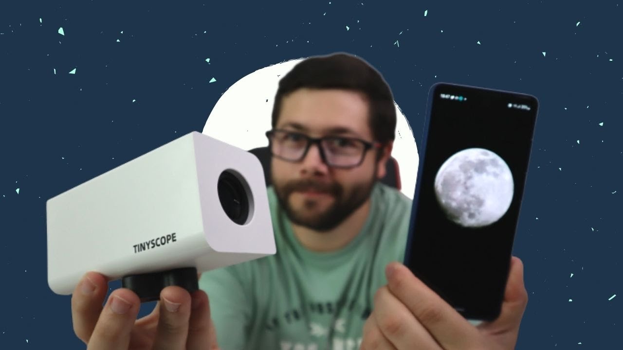 MINI Telescópio para o SMARTPHONE! Zoom Digital até 1000x | TINYSCOPE DWARF