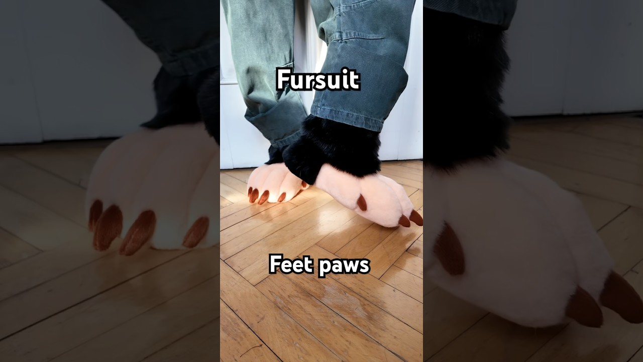 Making fursuit feet paws