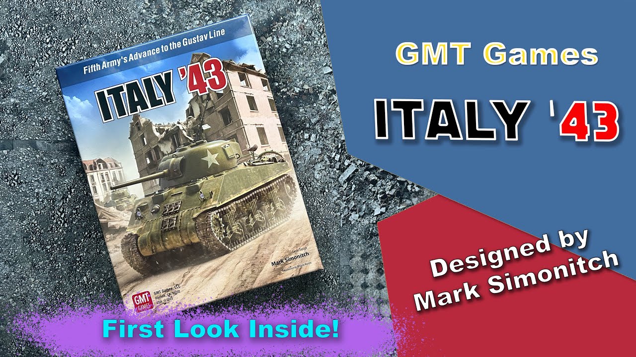 GMT Games: Италия 43 — первый взгляд