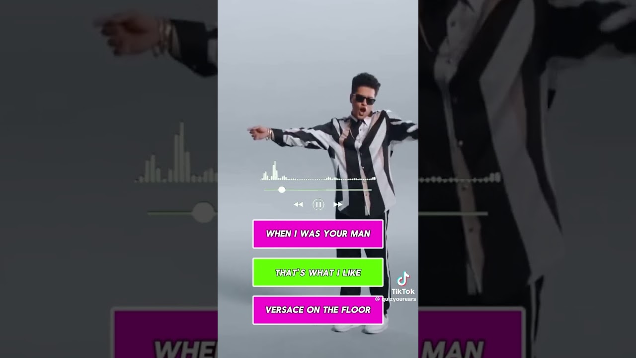 do you know all these songs by Bruno mars