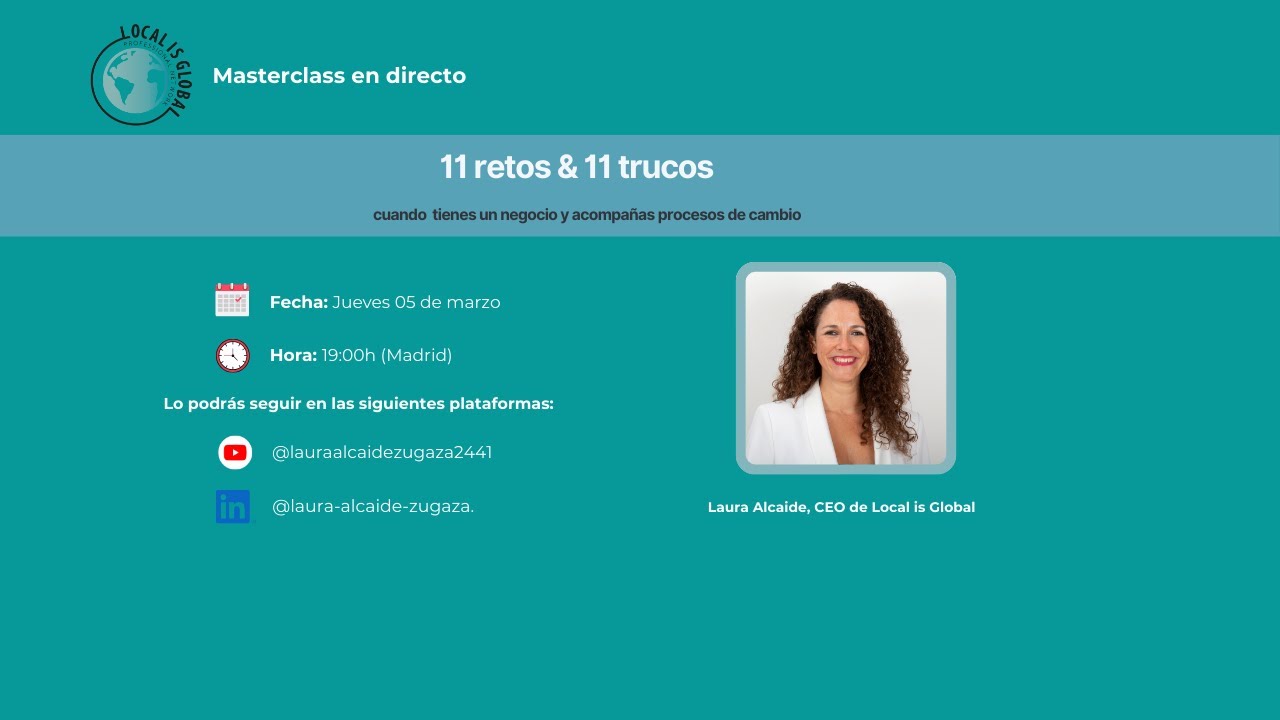 Masterclass: 11 Retos y 11 Trucos pora la Gestión de Proyectos
