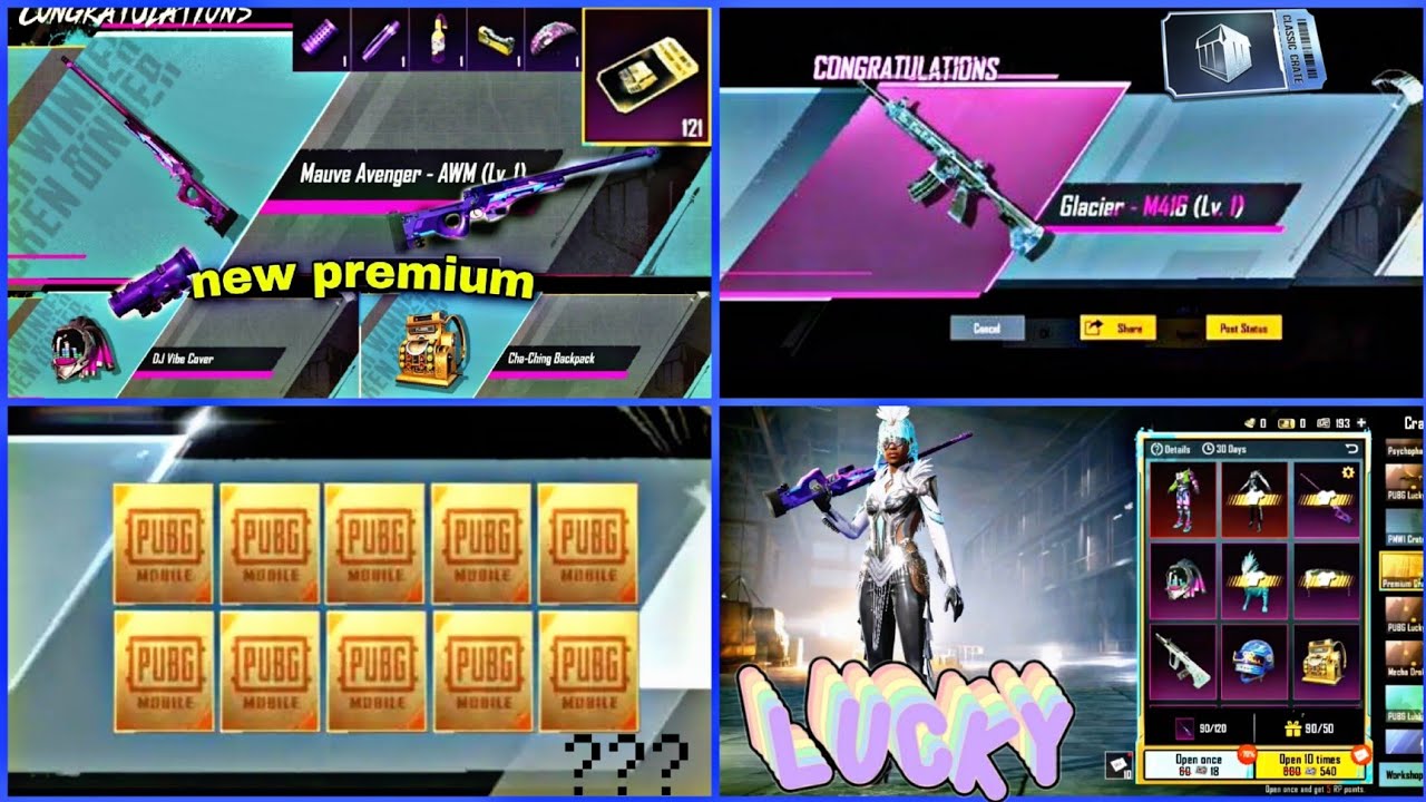 NEW🔥 FREE CRATE OPENING IN 2 ACCOUNTS 500+ CLASSIC, PREMIUM &SUPPLY CRATES #crateopening #pubg