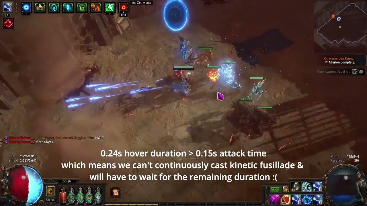 [POE 3.27] Kinetic Fusillade Two Active Skills Demo