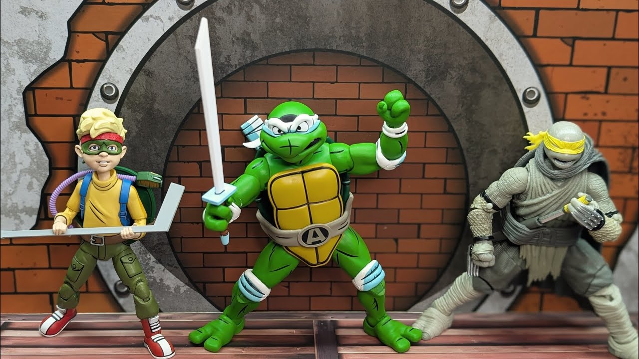 Обзор фигурки Пятой Черепашки-ниндзя от Archie Comics/Neca (апрель) - 5th Turtles Unite