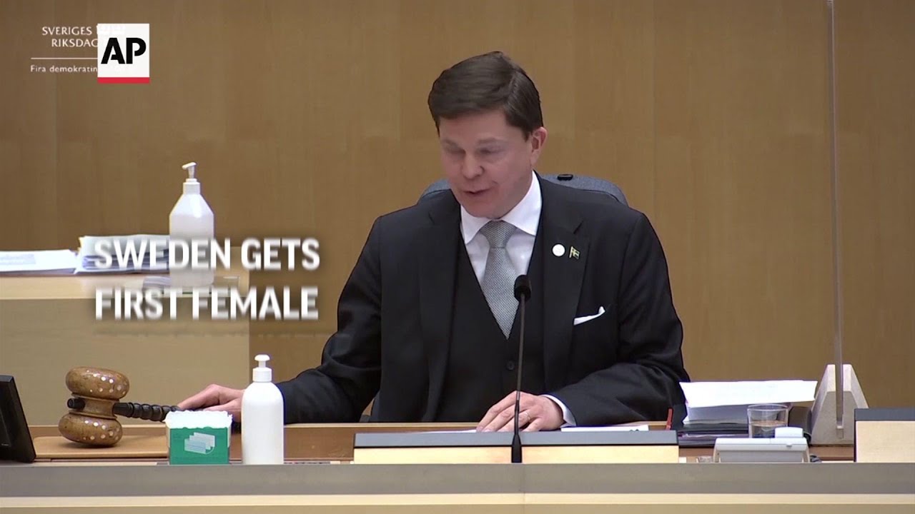 Sweden gets first female prime minister