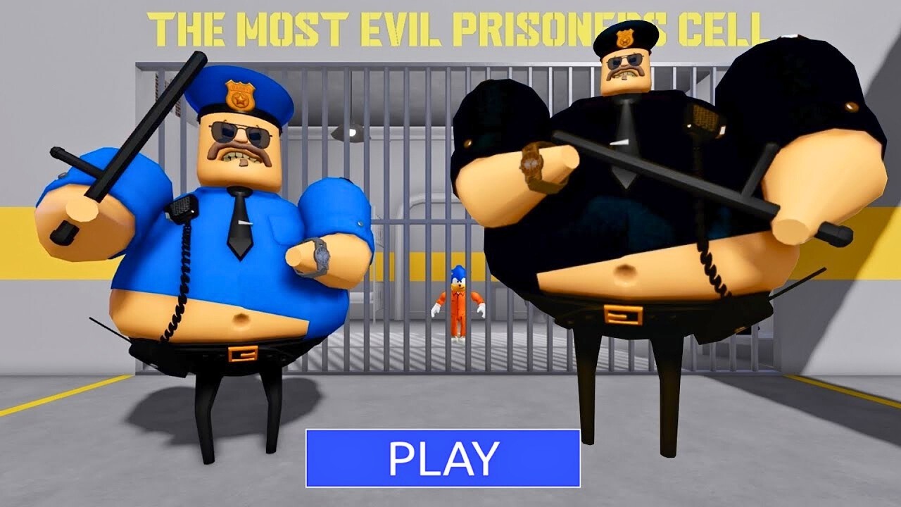 🚨👮‍♂️ Roblox Prison Escape   Cops  vs Prisoner Battle!