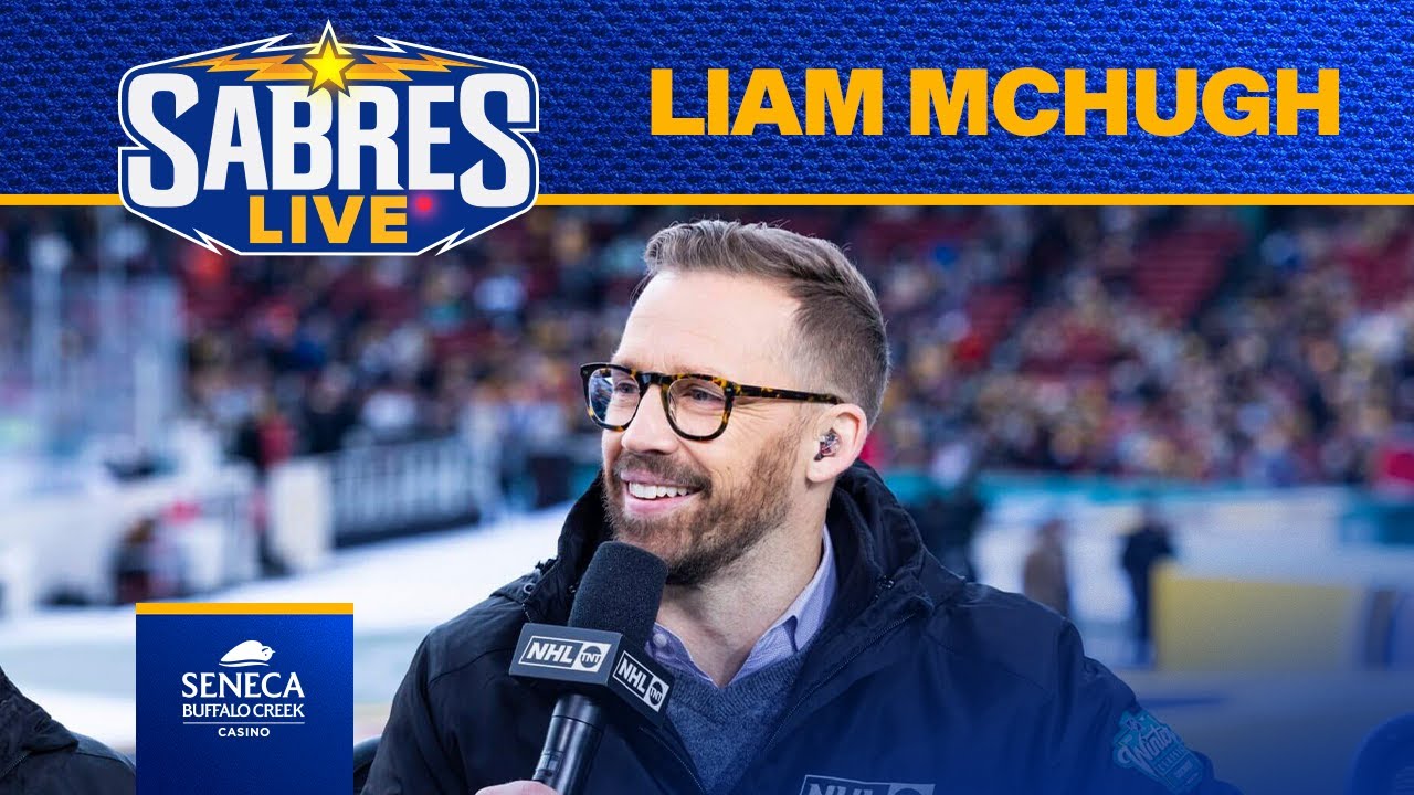 Лиам Макхью о работе на TNT и его мнении о лидерах по результативности в НХЛ | Buffalo Sabres