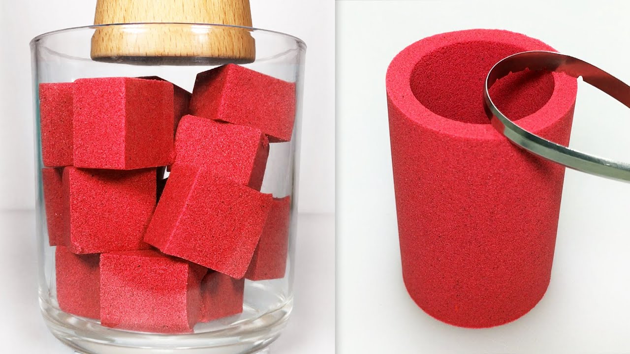 Very Satisfying and Crunchy ASMR 252 Kinetic Sand