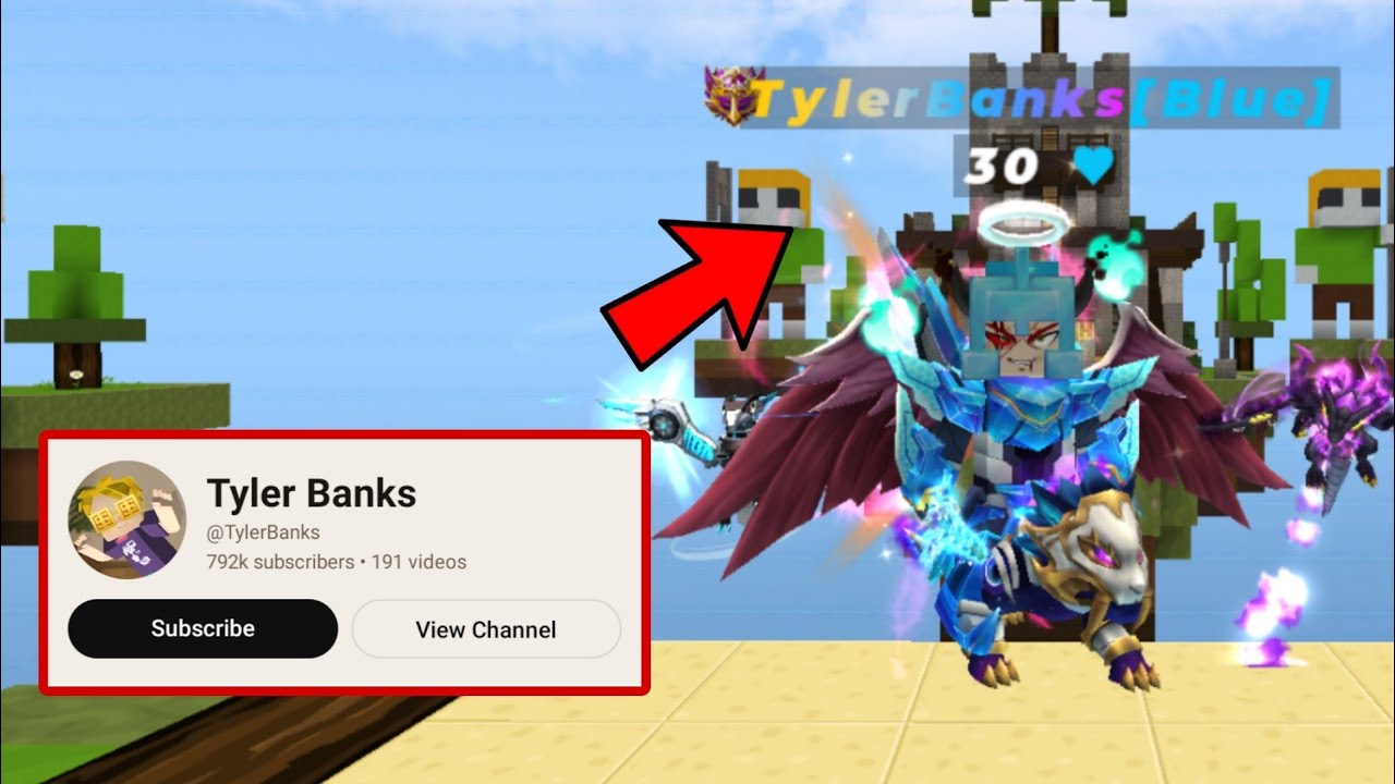 I Met Tyler Banks in Bedwars!? (Blockman Go)