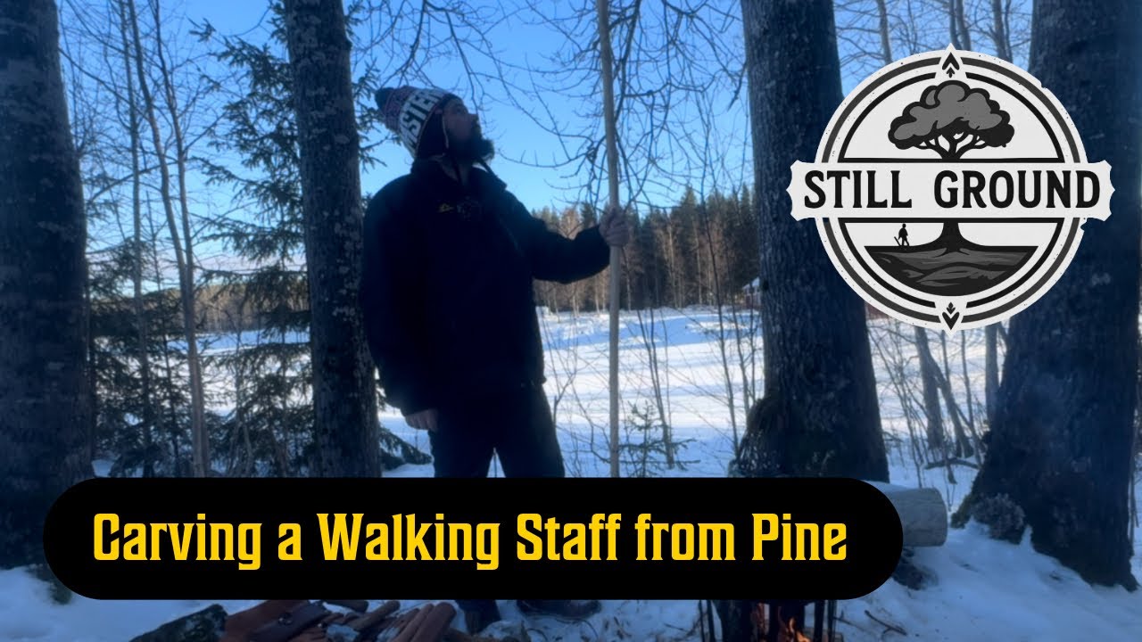 Carving a Walking Staff from Pine