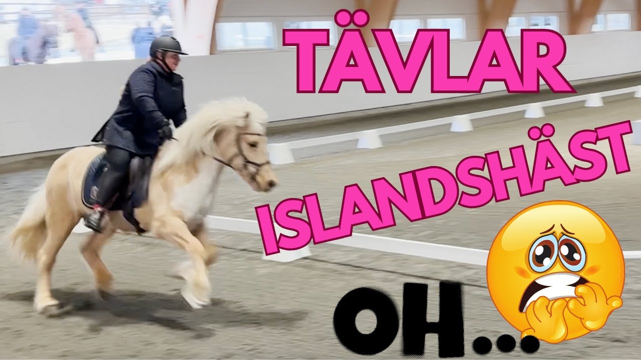 Rädd och nervös på tävlingen. V5 är inte vår gren!