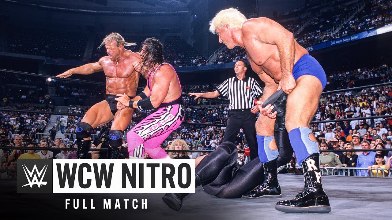 FULL MATCH: Bret Hart & Ric Flair vs. Sting, Lex Luger & DDP: WCW Nitro, Sept. 27, 1999