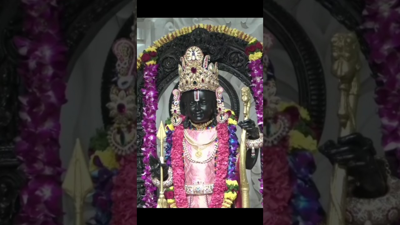 Shri Ram Lala darshan #jaishreeram #radheradhe #mahadev #ayodhya #indreshji #vrindavan#ram #status