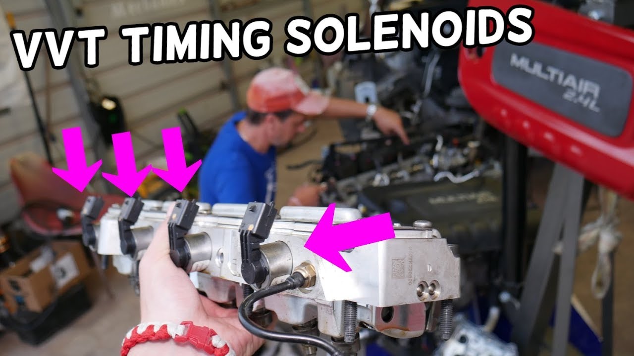 VVT VARIABLE TIMING SOLENOID REPLACEMENT REMOVAL CHRYSLER 200 FIAT 500X DODGE RAM PROMASTER CITY