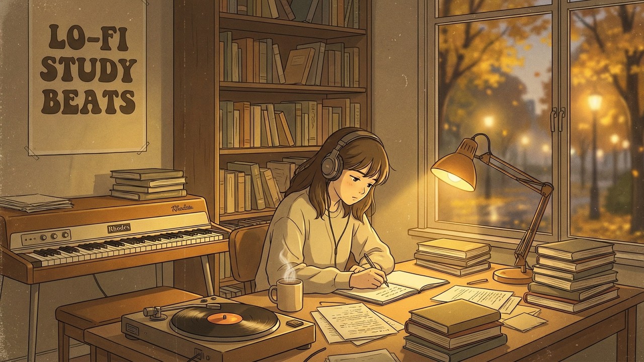 Warm Rhodes Lofi Hip Hop 70 BPM | Pure Instrumental Study Music 🌙 王道チル作業用BGM