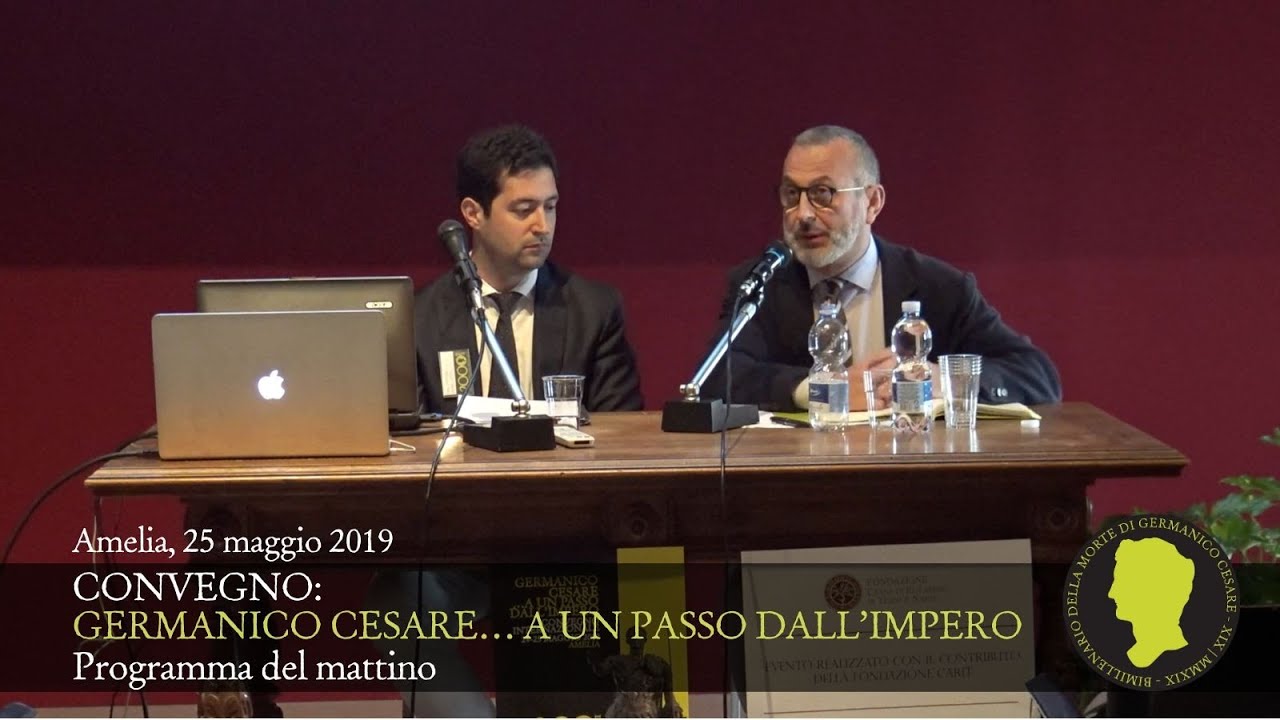 Bimillenario Germanico: Convegno, 25 maggio