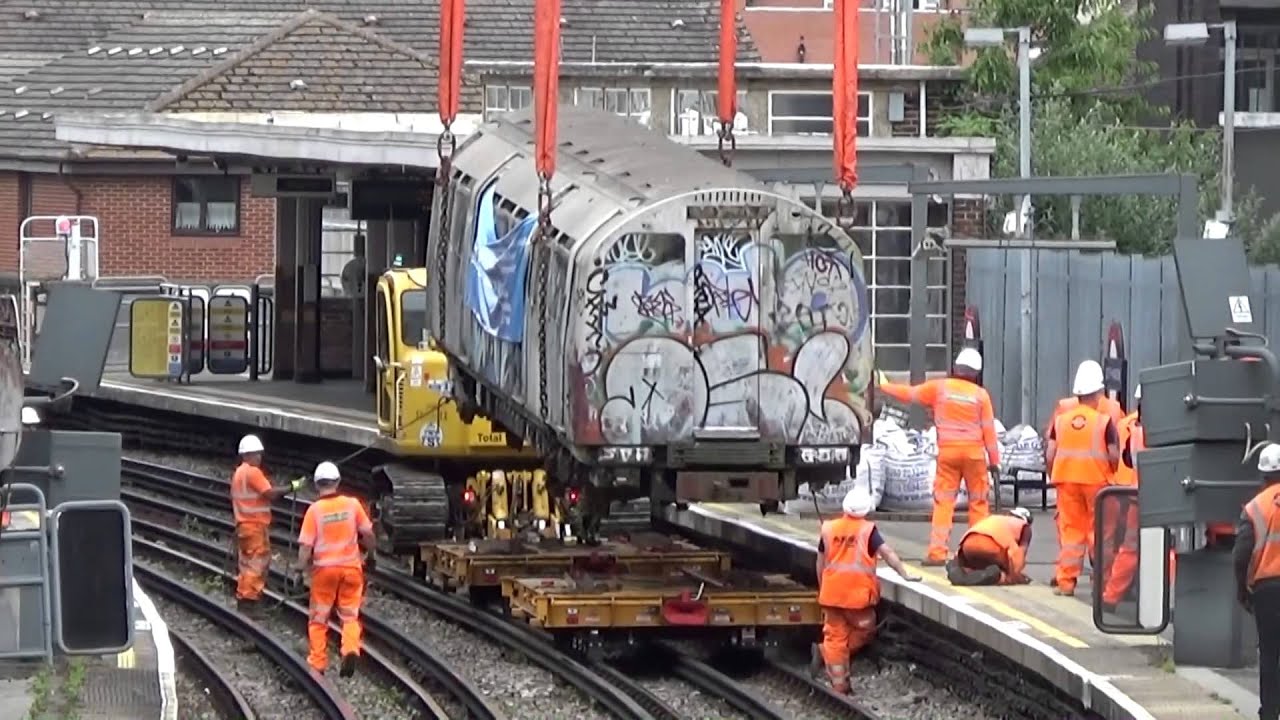 Abandoned and Disused 1983 Tube Stock going for Scrap