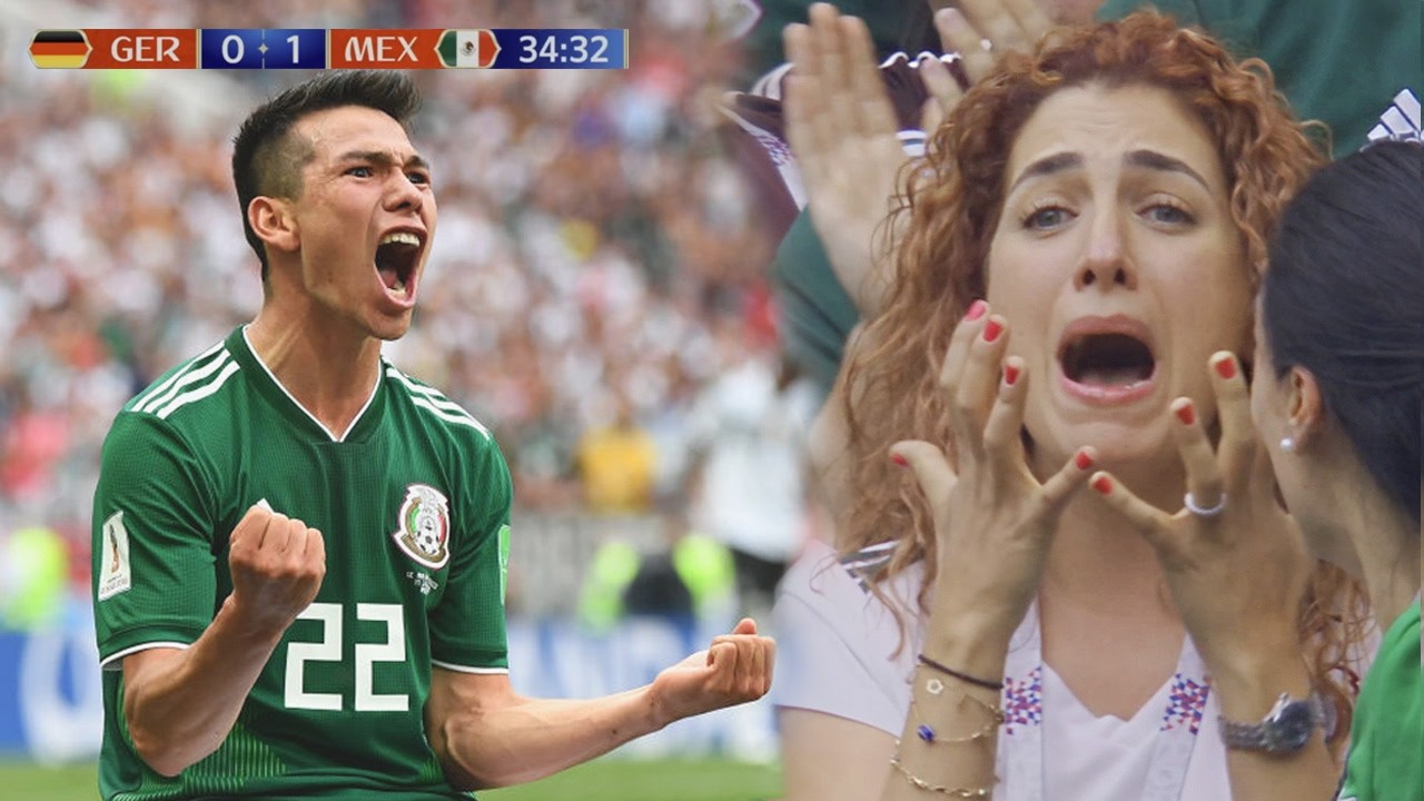 Father's Day when Mexico kicked Germany's ass / Mexico vs Germany 2018 4K TV Azteca