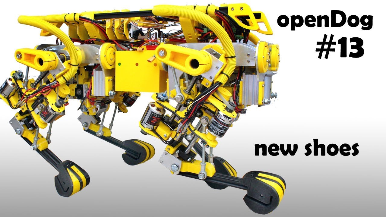 openDog Dog Robot #13 | Experiments in Dynamic Stability | James Bruton