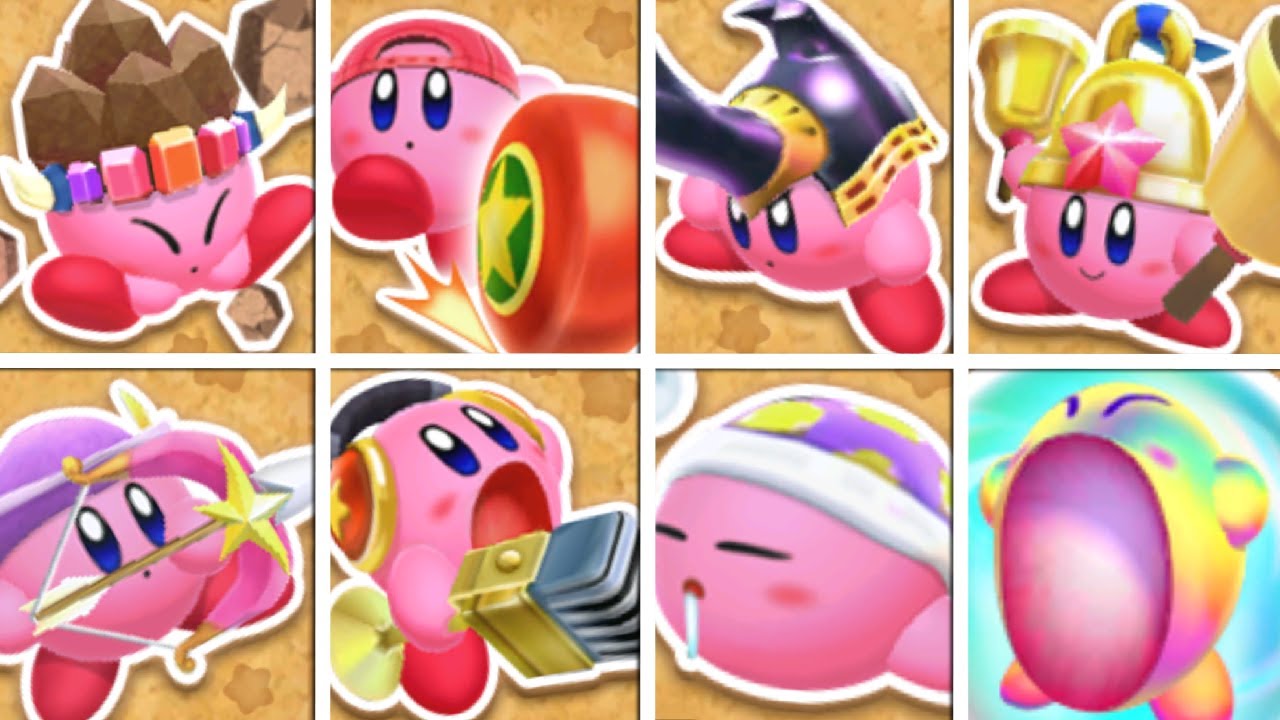 Kirby: Triple Deluxe - All Copy Abilities