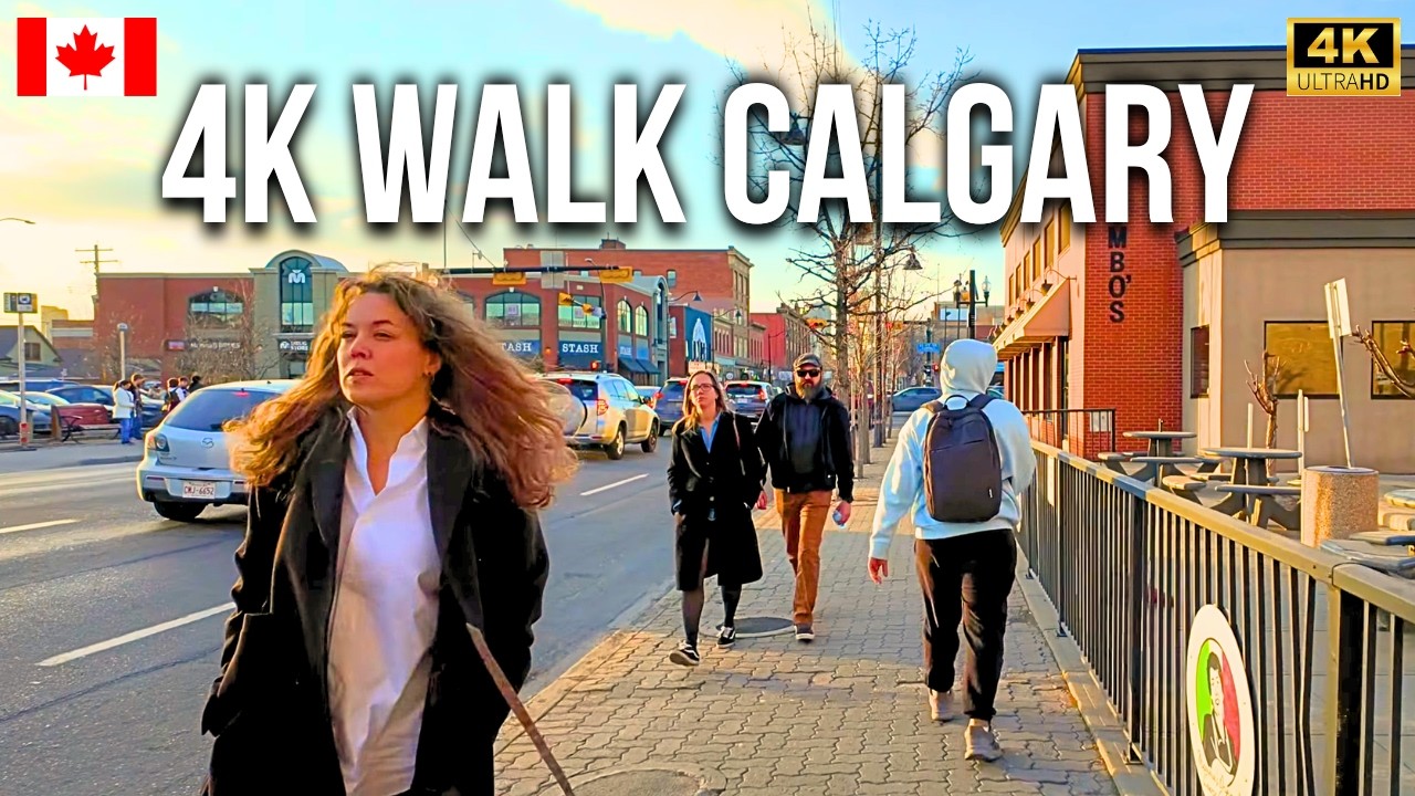 Calgary’s Oldest Neighborhood 🇨🇦 | Walking Through Inglewood | 4K Ultra HD