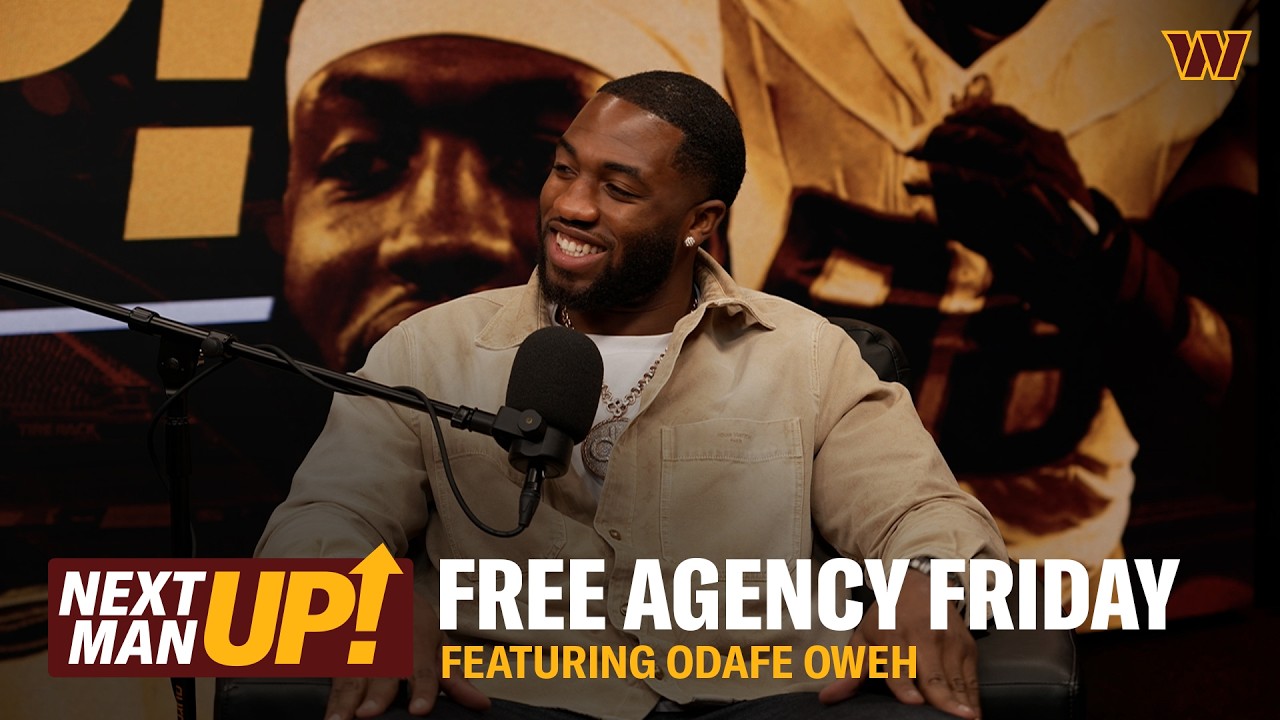 Post-Signing 1-on-1: DE Odafe Oweh | Free Agency Friday x Next Man Up | Washington Commanders