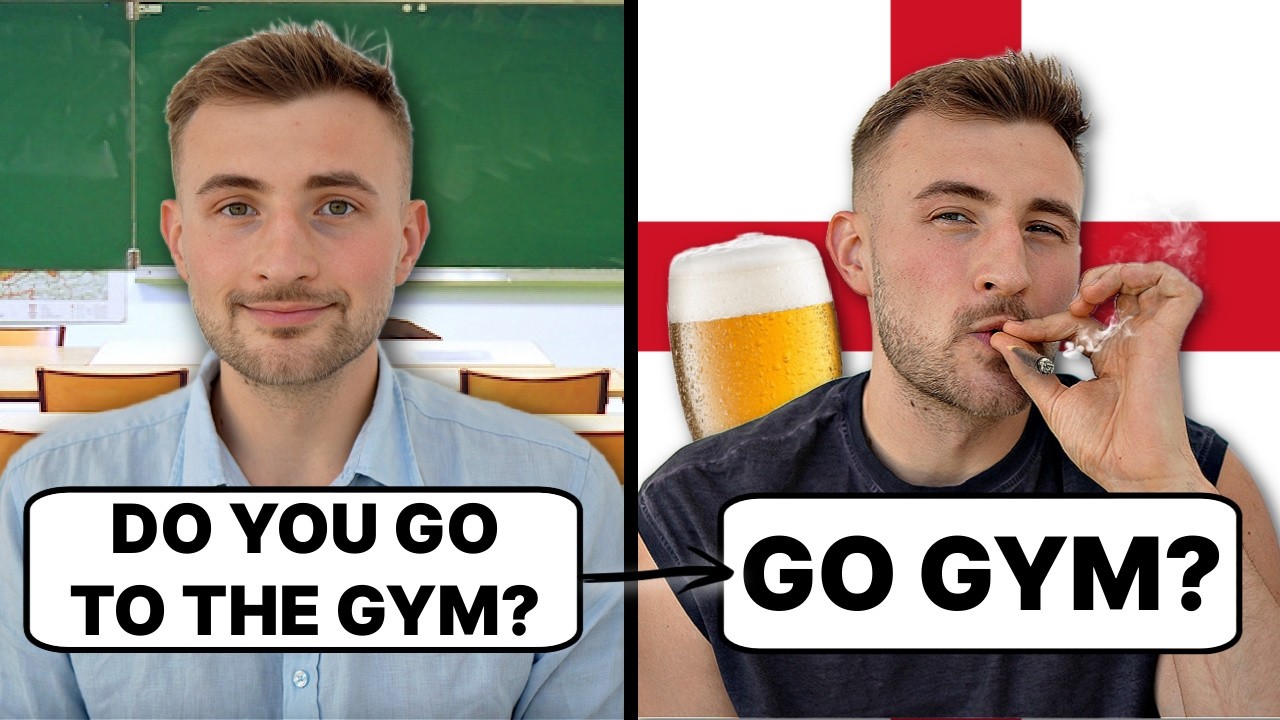 Podręcznikowy vs Prawdziwy angielski (Dlaczego anglicy m&oacute;wią niepoprawnie) 🤯