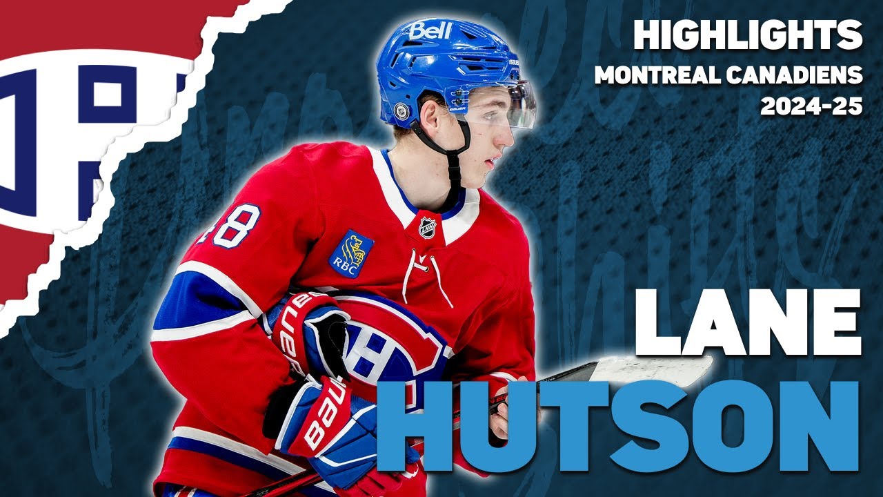 Lane Hutson | 2024-25 Rookie Highlights | Montréal Canadiens