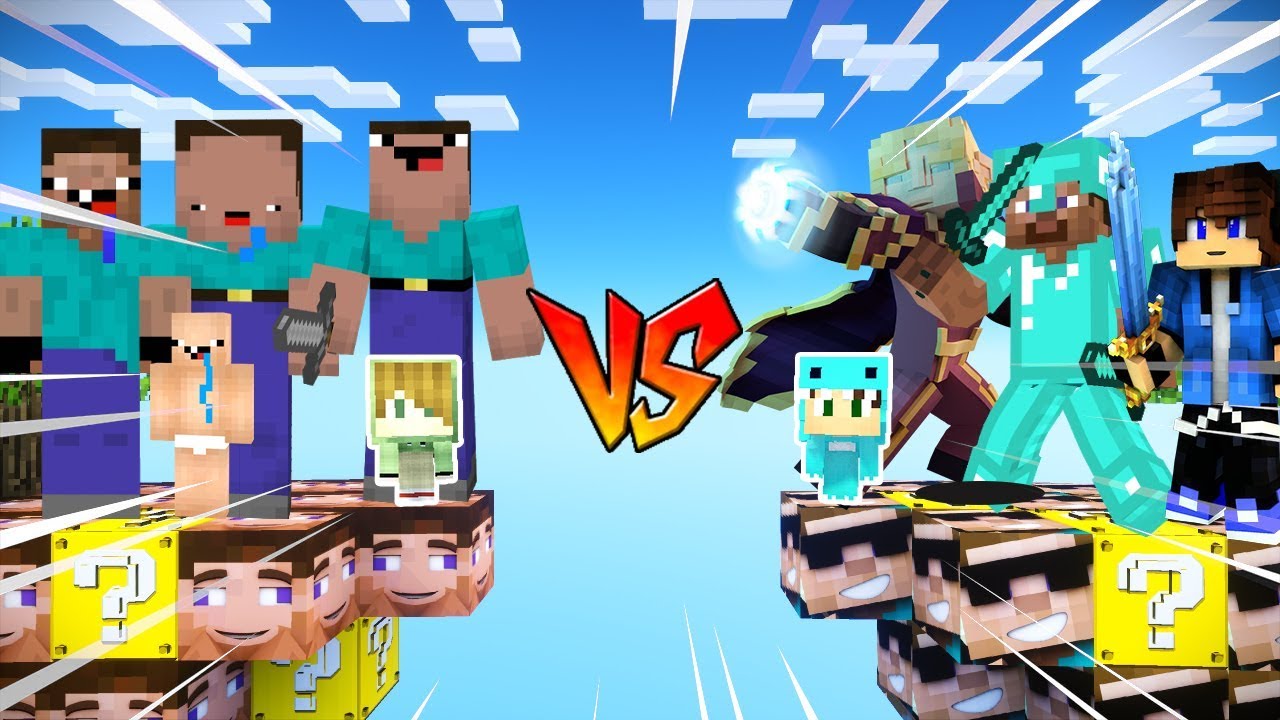 ISLA de 1000 NOOBS VS ISLA de 1000 PROS 🌴 MINECRAFT ROLEPLAY BEBE MILO Y VITA ISLA VS ISLA 3.0
