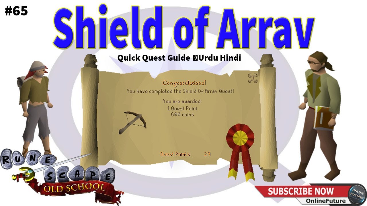 OSRS│How To Complete Shield of Arrav Both Sides Quest 2020│Urdu Hindi