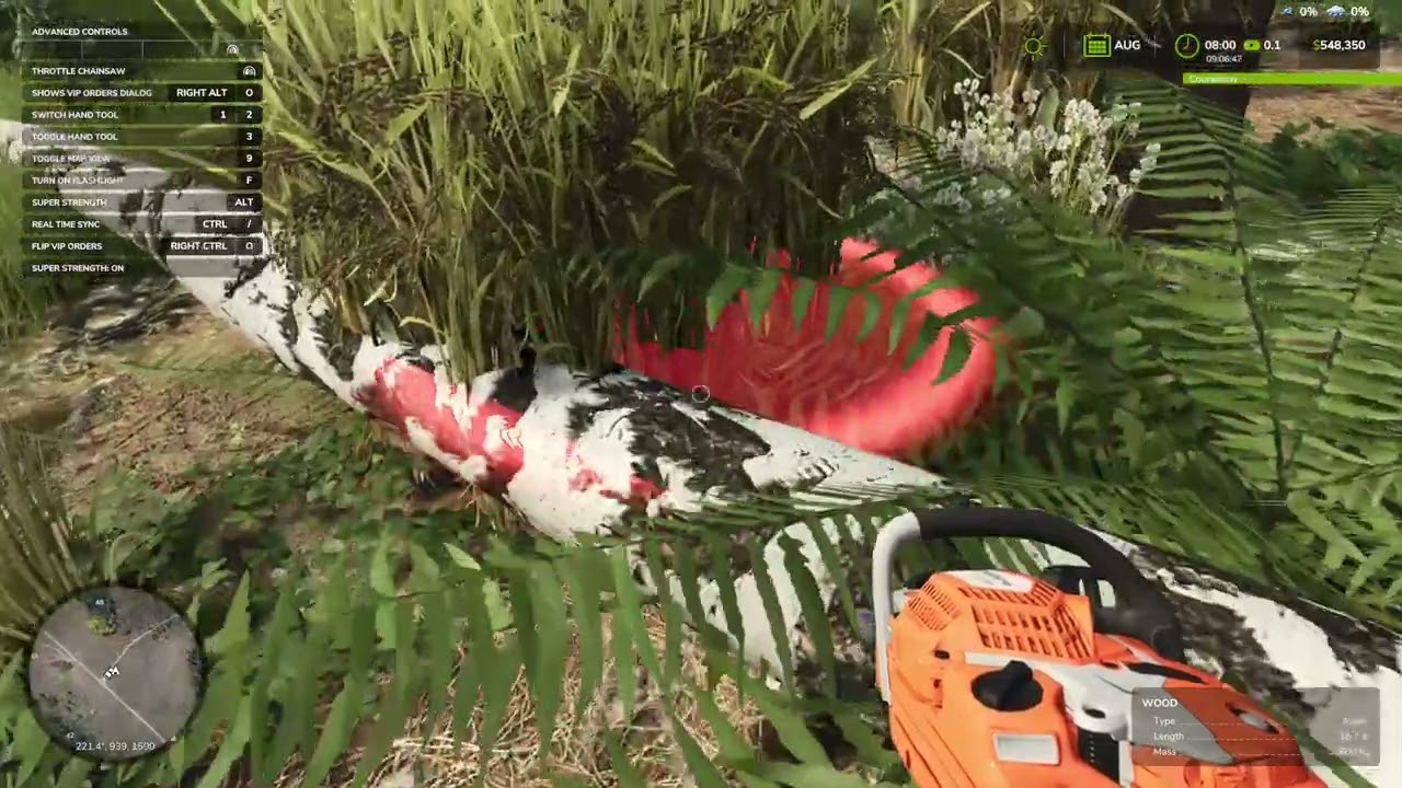 Cutting Down Trees Farming Simulator 25 Pc
