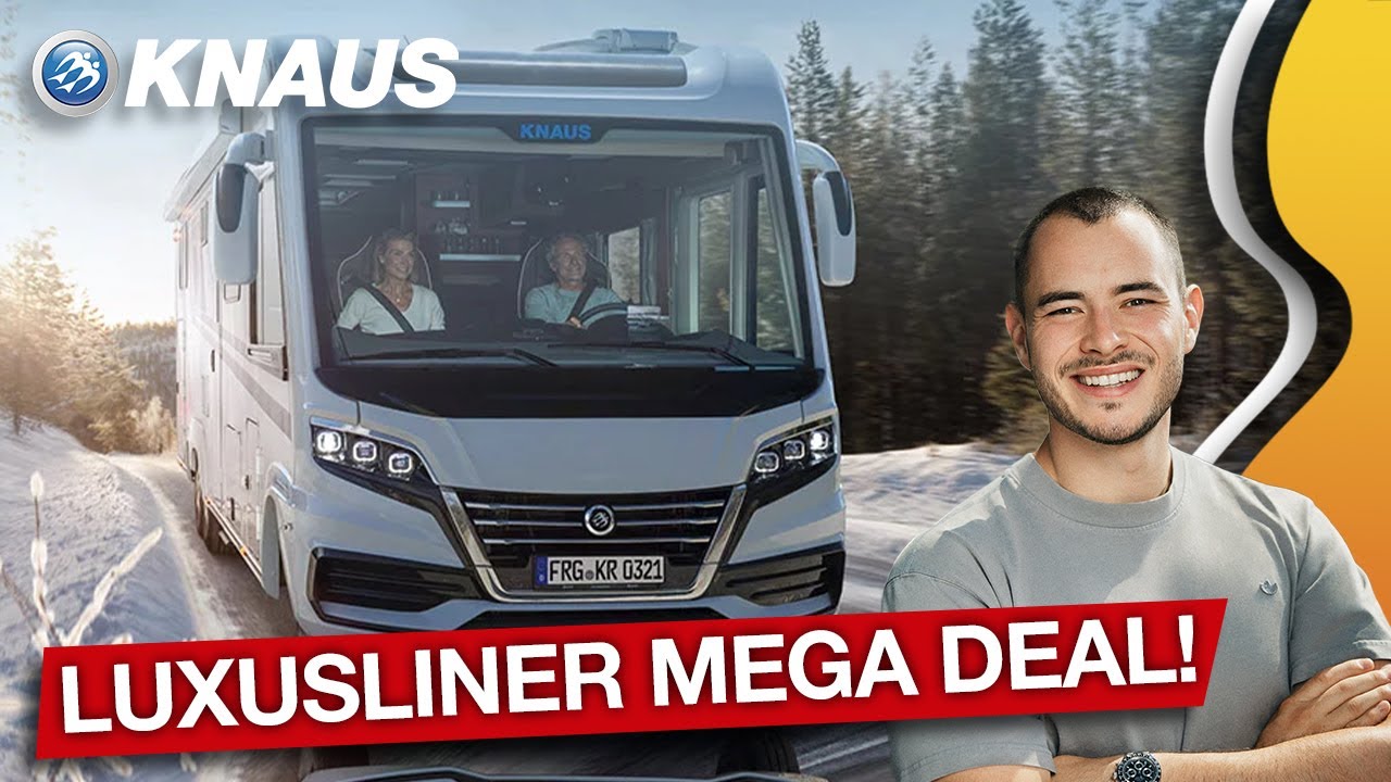 UNFASSBAR: Über 44.000 € Rabatt auf DAS Luxus-Wohnmobil von KNAUS | SUN I 900 LEG Vollausstattung