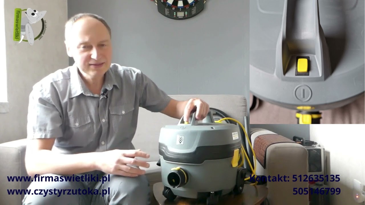 ODKURZACZ KARCHER T7/1 - RECENZJA, OPINIA OD FIRMY SPRZĄTAJĄCEJ ŚWIETLIKI