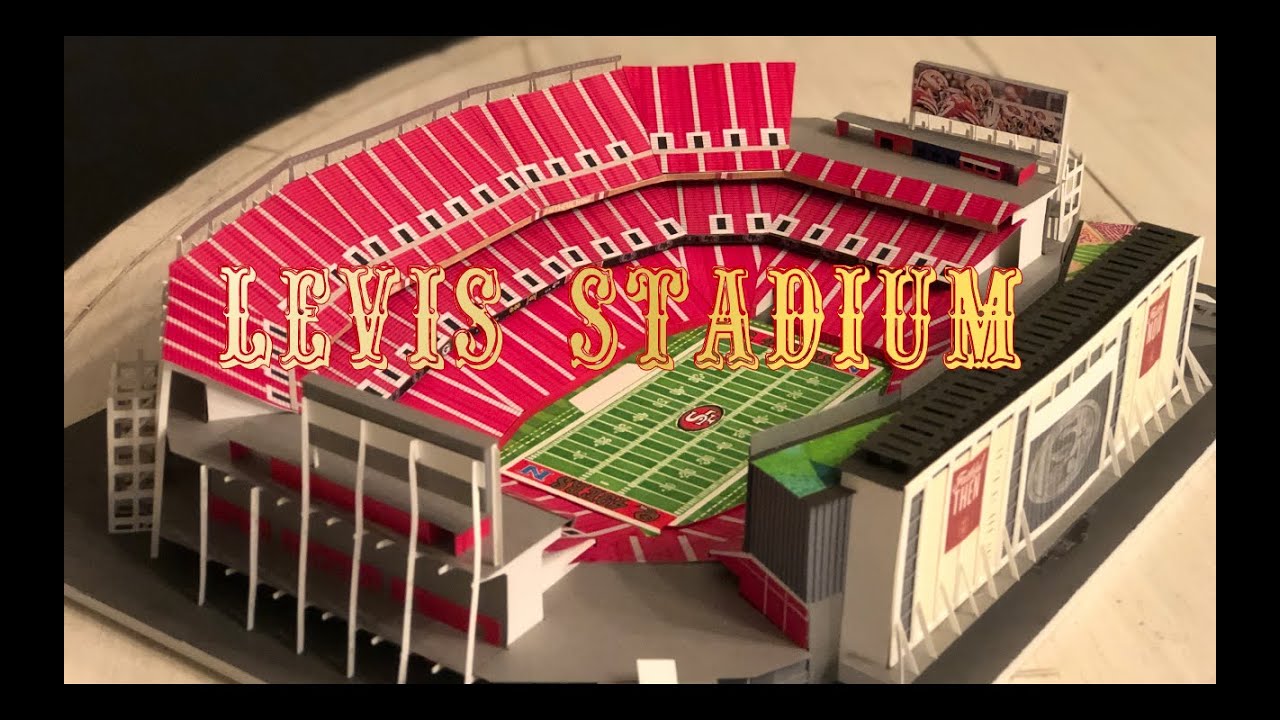How to make Levi's Stadium with paper!
