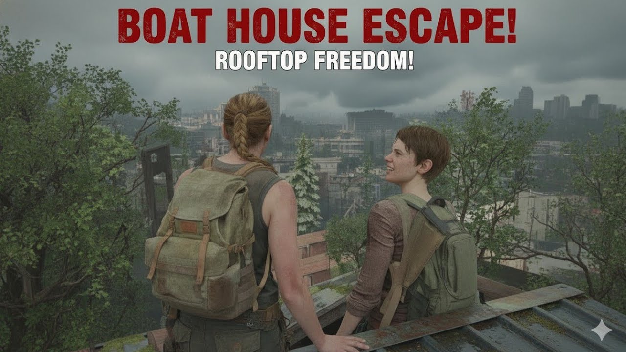 The Last of Us 2 - On Foot - Boathouse (Gameplay) | PS5 | SHAREFactory