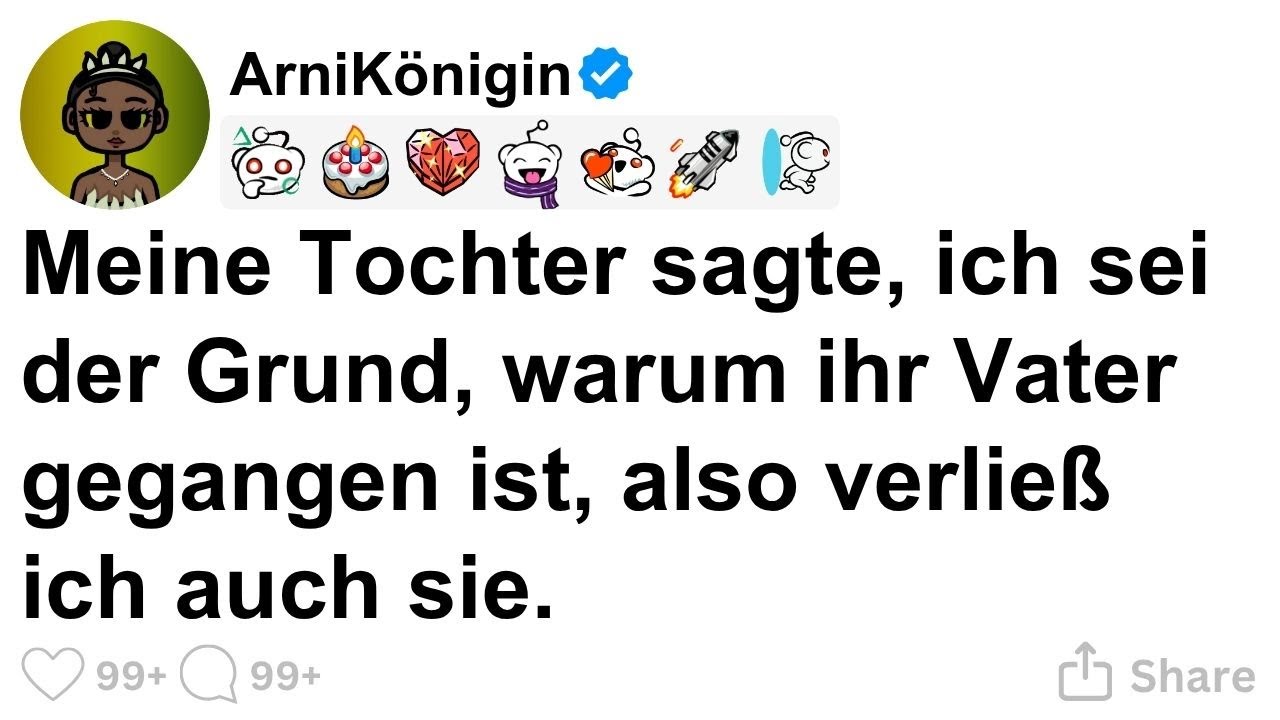 [GANZE STORY] Meine Tochter sagte, ich sei schuld, dass Papa ging, also verließ ich sie auch.