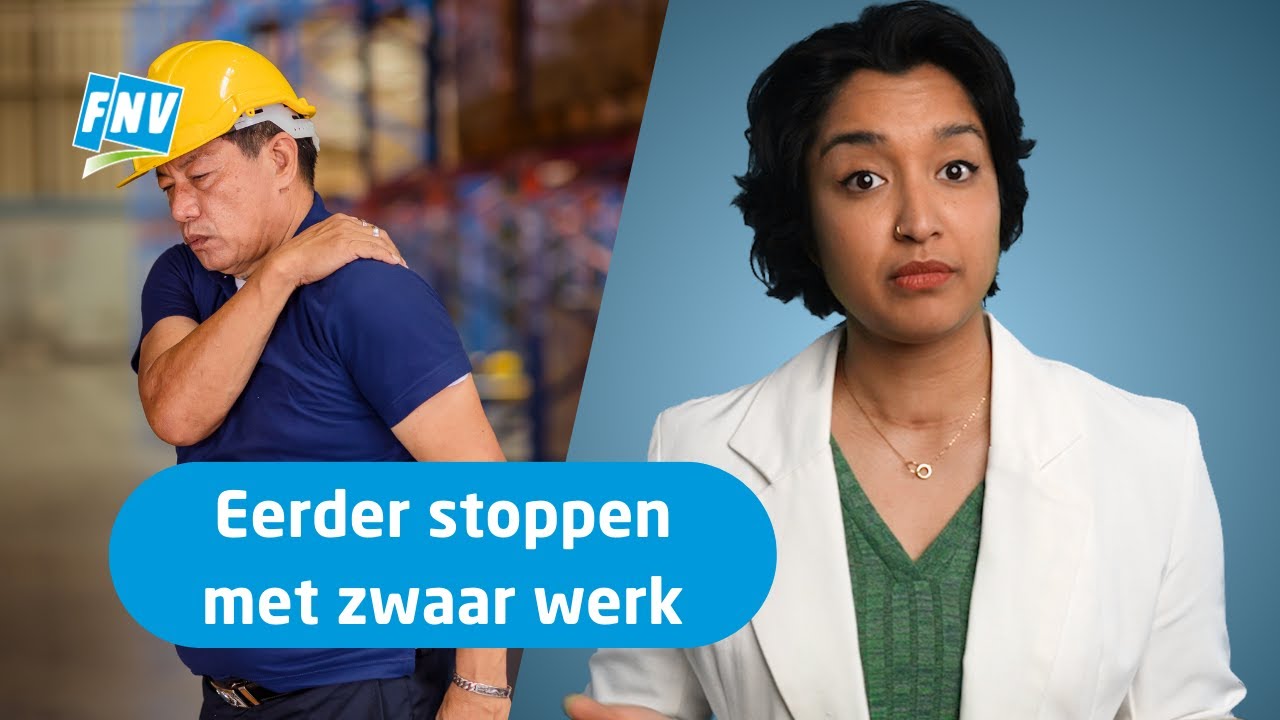 Eerder stoppen met werken voor mensen met zwaar werk