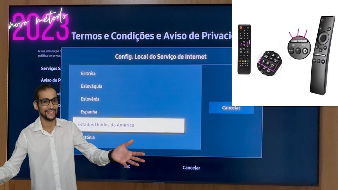 Como alterar a região e desbloquear centenas de aplicativos na TV 2023