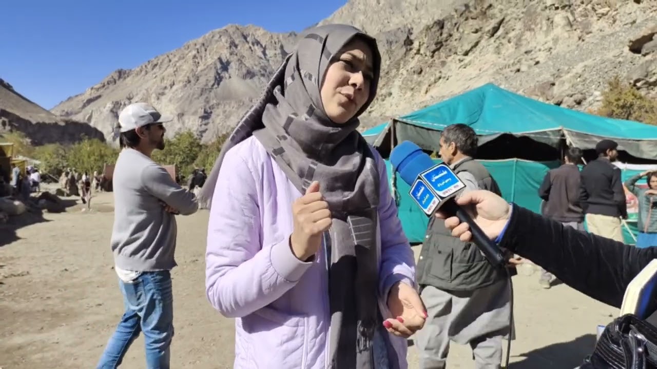 Saspolo Festival Kgarmang Skardu.. Maria akber Social activist and.Lecturur UOB Skardu