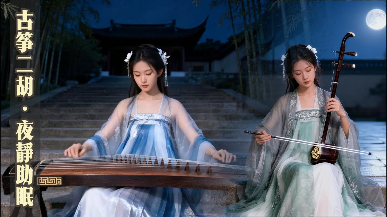 古筝二胡·夜靜助眠 | Guzheng & Erhu · Quiet Night Sleep